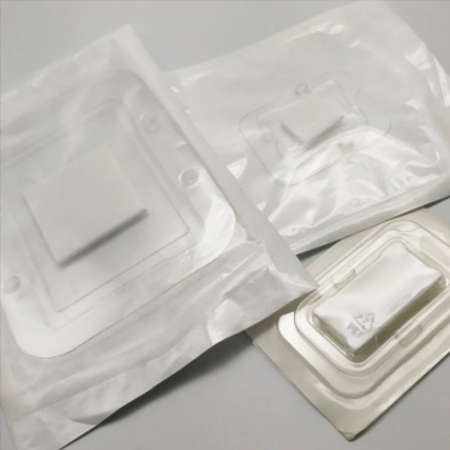 Vestido estéril não adesivo de colágeno hidrofílico